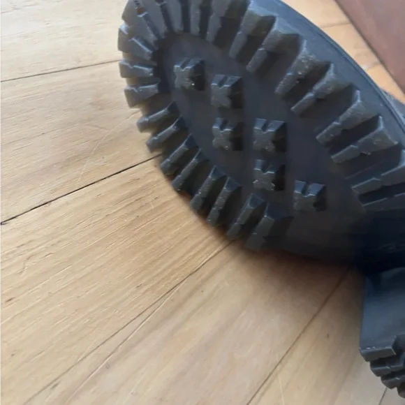 Dr. Martens Black Lace-Up Platform Heel Boots - Picture 3 of 5